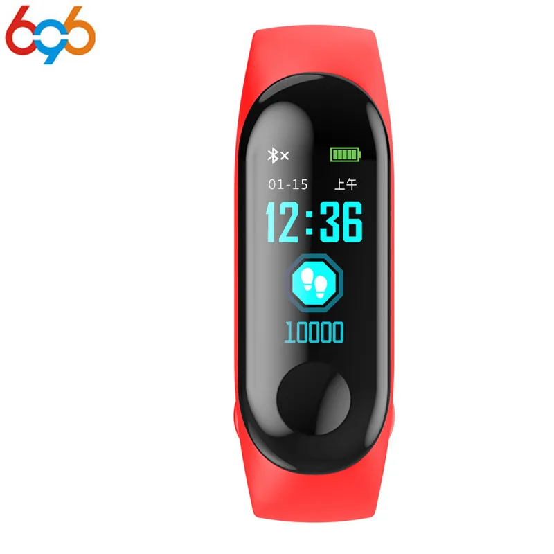 

696 N H2 Bluetooth 4.0 Color OLED Screen Smart Bracelet Pedometer Call Reminder Fitness Tracker Social Media Notifications_MEV