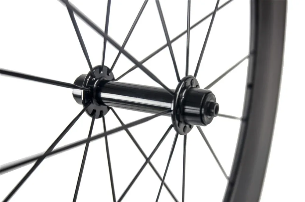 Best Complected set carbon road wheels 88mm clincher 700c carbon wheelset matte for shimano 4