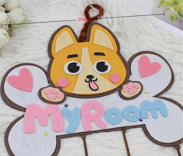 Animation curtain series Fabric Felt kit Non-woven cloth Craft DIY Sewing set Felt Handwork Material DIY needlework supplies