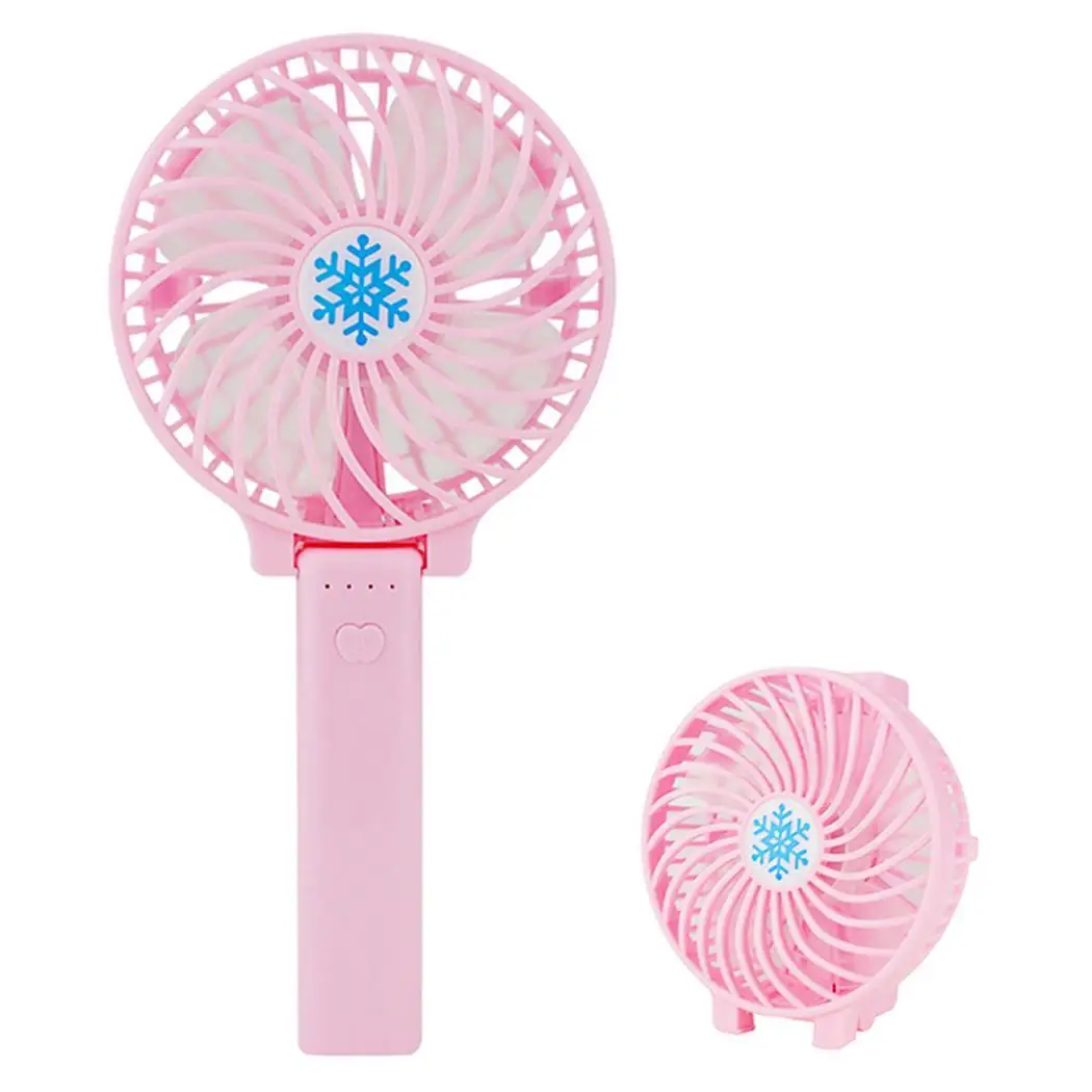 

Foldable Mini USB Fan Summer Outdoor Handheld Portable Rechargeable 3-Gear Adjustable Rotary Vane Cooling Fans Air Cooler