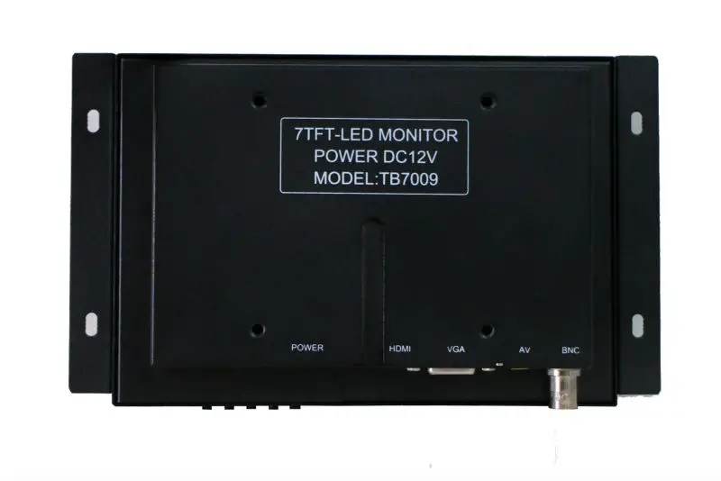 7'' Inch Open Frame Industrial Monitor with HDMI/AV/VGA/BNC Input Computer TFT LED monitor 1024*600 HD