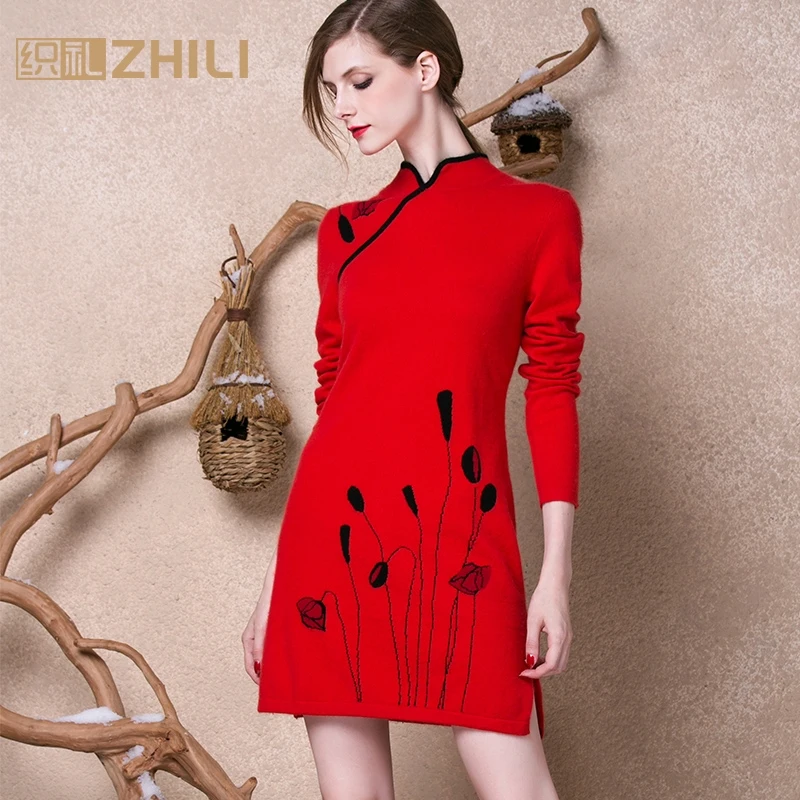 Новое поступление 2017 женский модный базовый свитер на осень и зиму длинный