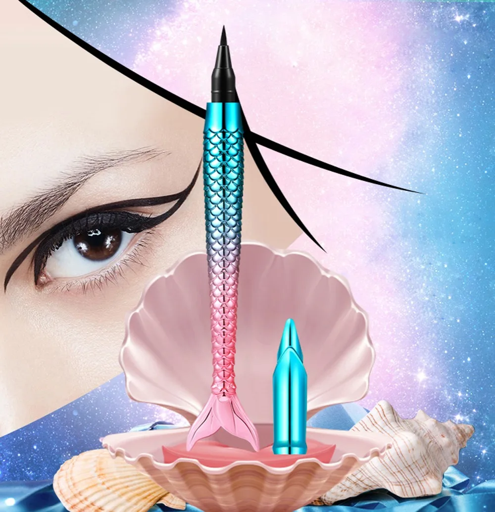 1 шт. черный стойкий Русалка подводка для глаз карандаш для глаз Водостойкий карандаш для глаз Smudge-Proof Cosmetic жидкая Косметика для макияжа