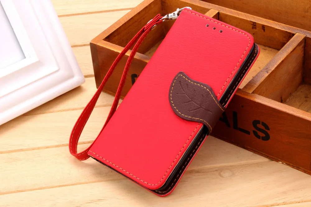 Лист дизайн кожаный бумажник flip case для samsung s3 mini/8190 сотовый телефон случаях с