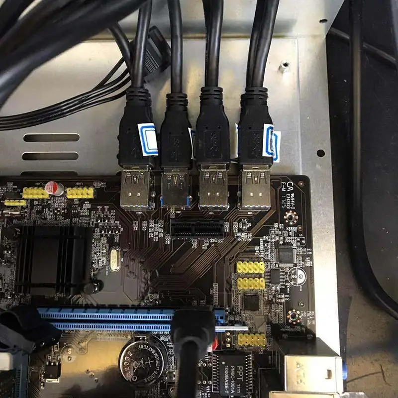 

B85 BTC+ETH Mining Bitcoin 8 PCI-E USB3.0 directly Slots Mainboard for Intel New Arrival