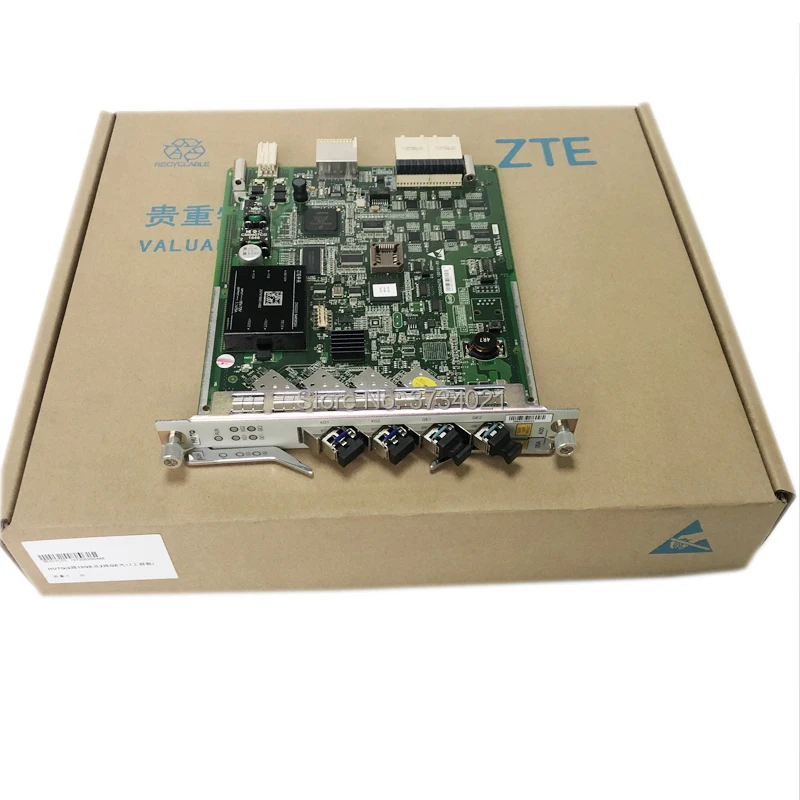 Оригинальный 4 порта zte 10G utlink board HUTQ для C300 OLT eument Ment, с 2 портами 10G uplink и 2 портами 1,25G uplik