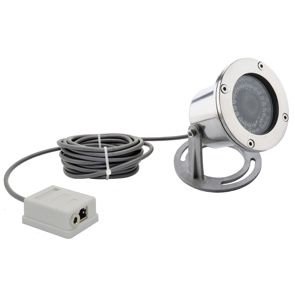  Stainless Steel 1080P Underwater POE IP Network Camera Support Multi-browser Access Free APP Remote