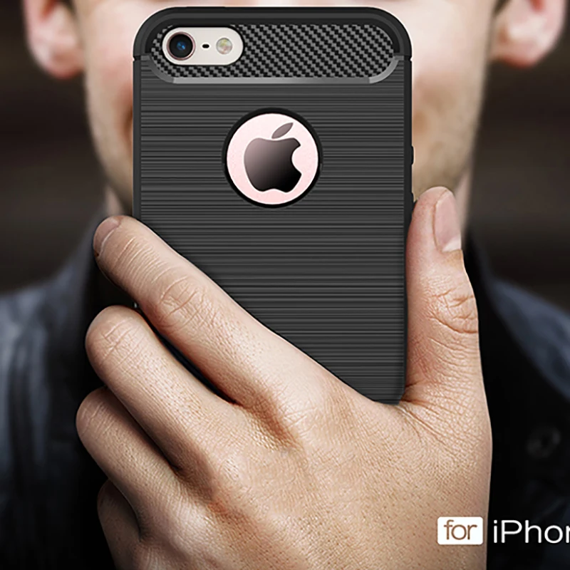VOVTA luxury anti-knock Phone Case For iPhone 5s 7 6s Silicone Back Cover Protection Plus SE Cases |
