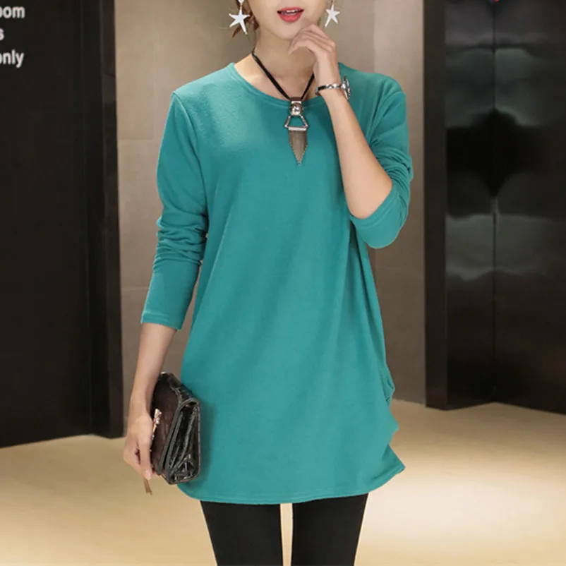 Wool 2019 autumn winter Fashion Women long sleeve Loose casual pullovers sweater top tunic pullover blue clothing warm | Женская одежда
