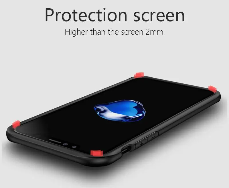 100 шт для Iphone x 7, 7 Plus, чехол Гибридный мягкий TPU бампер прозрачный чехол на заднюю крышку из поликарбоната со чехол для телефона для Iphone 8 samsung S8 Plus/Note 8