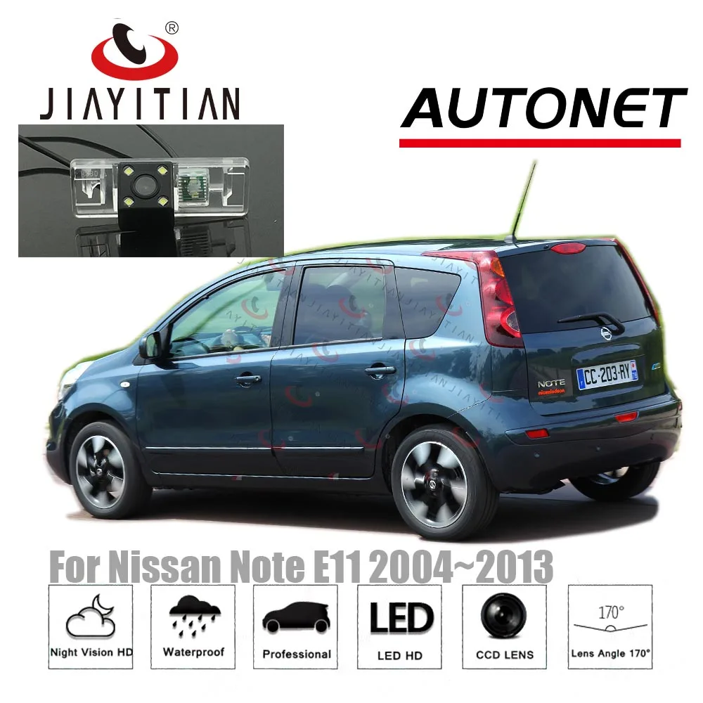 JIAYITIAN камера заднего вида для Nissan Note/Tone NOTE E11 2005~ 2013 ночное видение/CCD обратная камера номерного знака камера резервного копирования