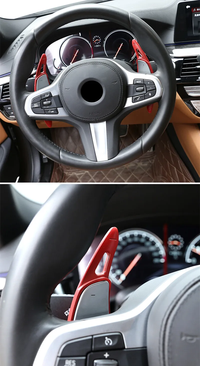 2 шт. стайлинга автомобилей рулевое колесо переключения передач Расширение пульт дистанционного управления для BMW 1/3/4/5 серии G30 F10 F30 F32 F34 авто Интерьер наклейки