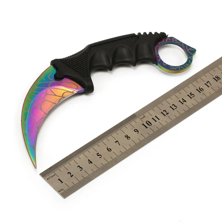 Нож Karambit CS GO, контр страйк, hawkbill, тактический коготь, karambit, нож для шеи, боевой бой, лагерь, для самообороны, для походов