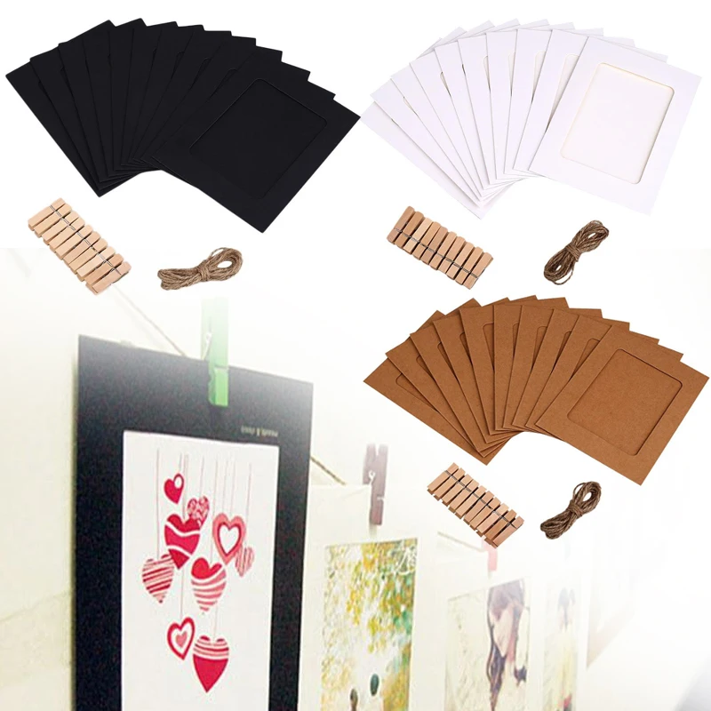 

DIY Hanging Style Clip&String Hanging Decorative Banquet Photo Frame Home Decor