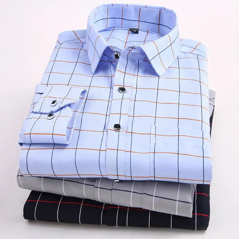 chequered shirt dress