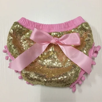 

NEW design Pink Sequin Diaper Cover,Baby Pink Sparkle Bloomer Birthday Bloomer,Girls Pink Birthday diaper cover