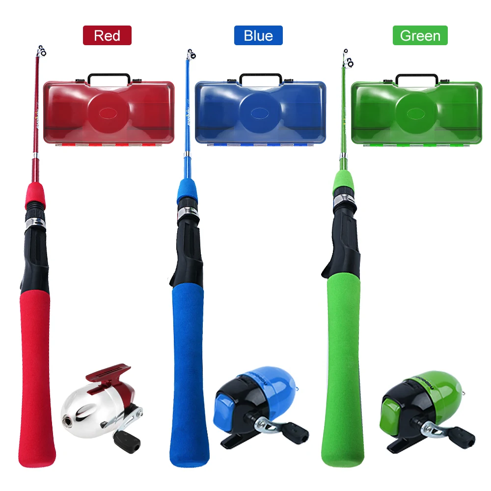 Vara de Pesca e Molinete de Combinação para as Crianças Carretel de Pesca Vara de Pesca Linha de Pesca Spincast Telescópica Pólo Iscas Ganchos Acessórios 1.2 m 6 Varas de pescar