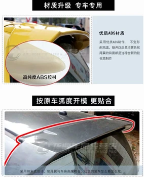 

Fit for HONDA FIT 08-13 ABS rear spoiler rear wing DIFFERENT color spoiler