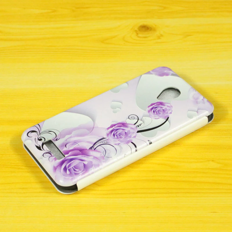 Кожаный жесткий чехол для Prestigio Wize G3 PSP3510DUO с полностью защищающим магнитным