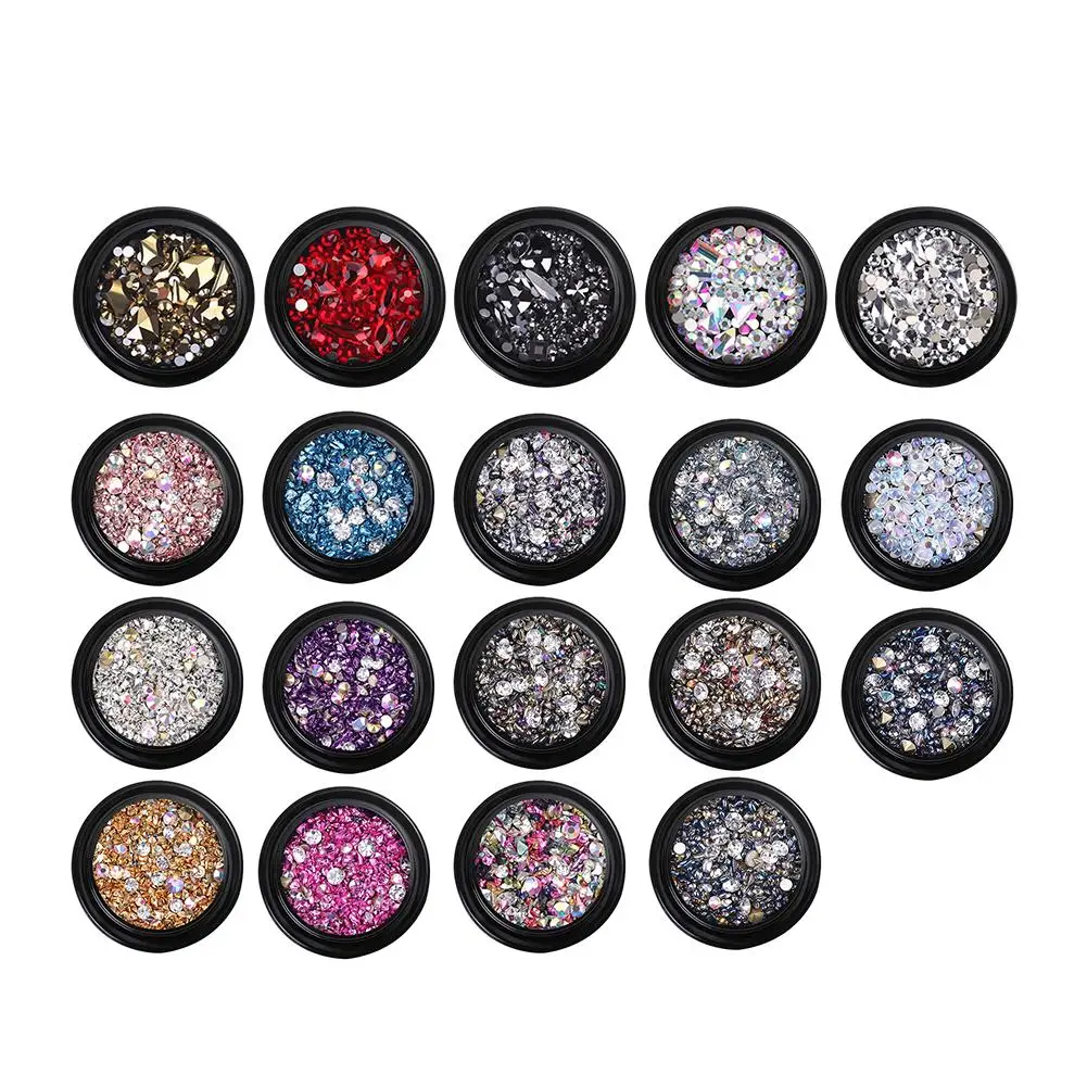 

Nail Art Sticker New York Nail Black Micro Rhinestone Hybrid Black Boxed