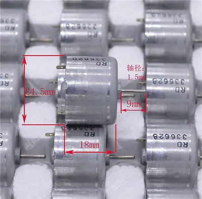 

330 DC 3-12V 0.02A 3000-8800RPM Electric Micro Motor DIY toy