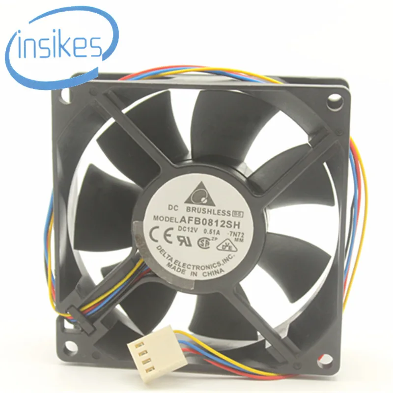 

Original AFB0812SH-7N72 AFB0812SH DC Brushless Blower Cooling Fan DC 12V 0.51A 8025 80*80*25mm