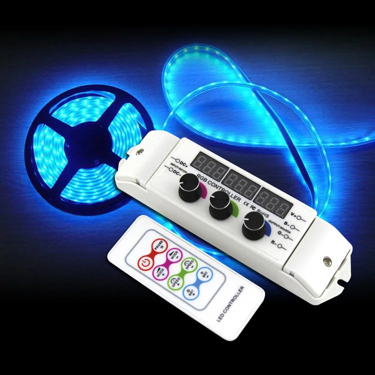 multi color led system car remote controller
