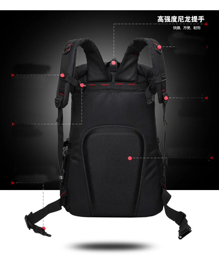 2019 новые мужские рюкзаки походный рюкзак для студентов водостойкий нейлоновый черный рюкзак