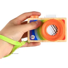 Free shipping Cartoon SLR type kaleidoscope polygon mirror ever bee eye effect children s Kaleidoscope interesting