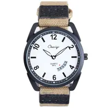 CHAXIGO Brand 2016 Quartz Mens Watches Top Brand Luxury Quartz-watch Canvas Strap Male Montre Reloj Relogio Masculino