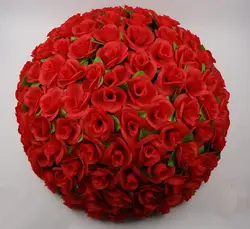 Бесплатная доставка 55 см искусственного шелка Роуз Висячие цветочные шары для Свадебные украшения