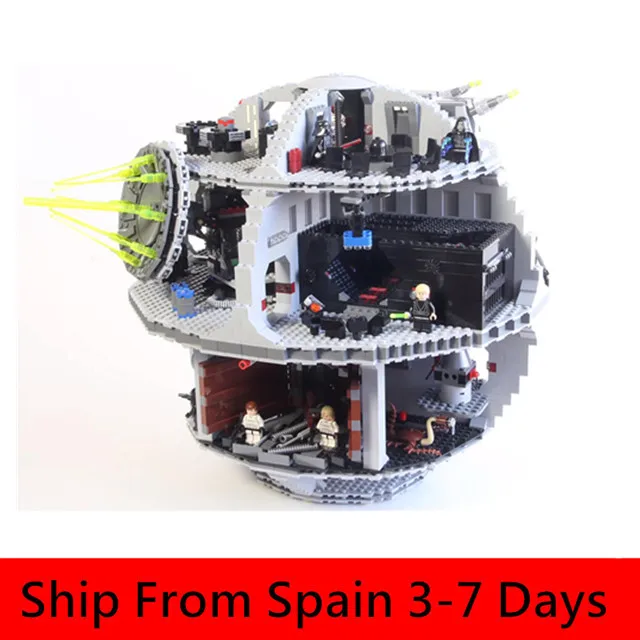 

Toy Space Star Wars Series Movie Smart Building Blocks Set Technic Death Star Ships fit 10188 75159 Bricks for Children Gift