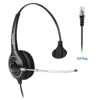 

RJ9 headphone with microphone for CISCO phones 7940,7960,7970 7965 6921,6941,6945,6961,8941,8945 8961,9951.9971 etc