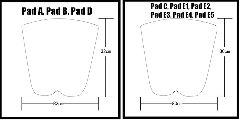 Surf Pad EVA sup покрытие против скольжения красный тяги накладки для доски для серфинга Оптовая surfboard стопы хвост колодки yep. surf