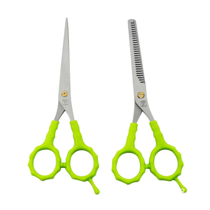 

High Quality 2 X Professional pets Hair Scissors Set Barber Hair Cutting & Thinning Shears Scissor Barber Hair Cuttin