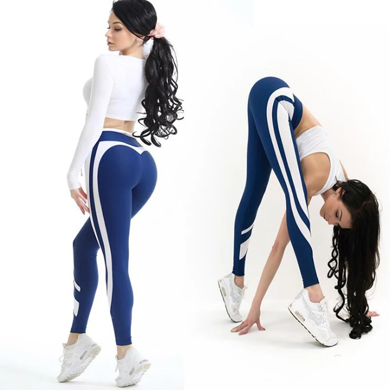 

Ladies Sexy Gym Yoga Pants Sports Leggings Workout Tights for Women Fitness Sportswear D96