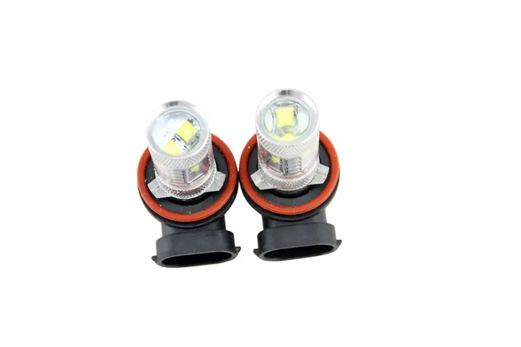 2 шт./пара H11 светодиодные лампочки 6000 К супер яркий для вождения Противотуманные огни белого и желтого цвета с проектор Авто-Стайлинг источник света