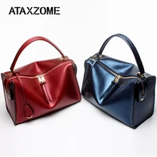 Новинка, женские сумки, натуральная кожа, сумка через плечо для перламутровых, большая сумка, женская сумка через плечо, роскошная bolso mujer