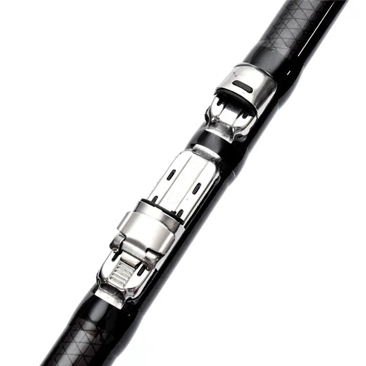 Black 2.7m - 6.3M Rock Spinning Fishing Rod 2.2-3KG Test M Power 99% Carbon Telescopic Fishing Rod Carp Rock Rod Spinning Rods -