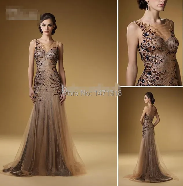 Mother of the Bride Dresses in Chocolate