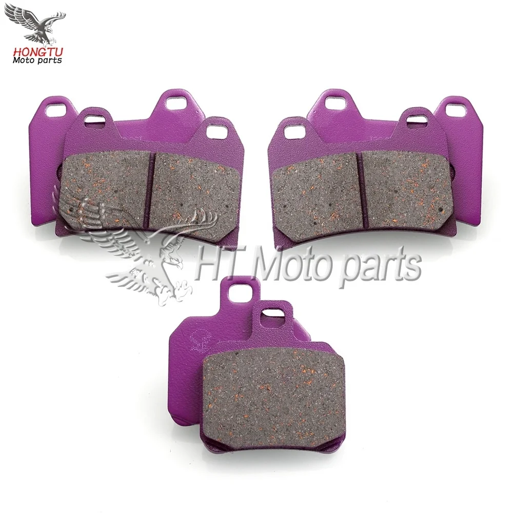Motorcycle carbon fiber Front / Rear Brake Pads For APRILIA RSV 1000