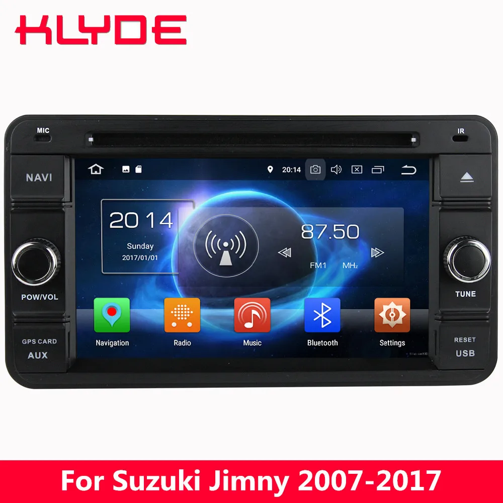 

KLYDE 4G WIFI Android 8.0 7.1 Octa Core 4GB RAM 32GB ROM BT DAB+ Car DVD Player Radio GPS Navigation For Suzuki Jimny 2007-2017