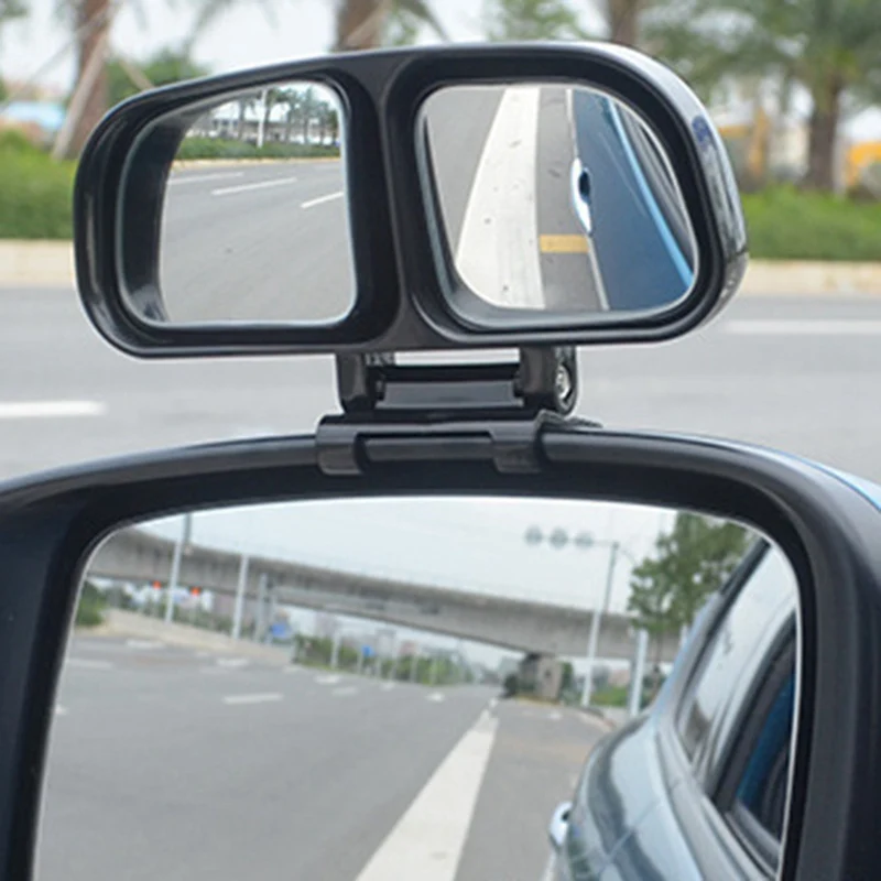 

1Pc Original Blind Spot Square Mirror Auto Wide Angle Side Rear View Mirror Universal Car Double Convex Mirror