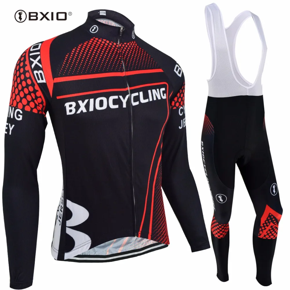 Bxio Winter Thermal Fleece Cycling Sets Pro Tour Bike Clothes Full ...