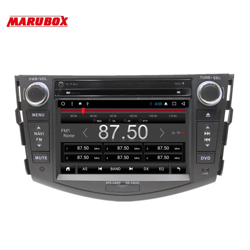 Sale MARUBOX 7A106DT8,Car Multimedia Player for Toyota RAV4,2005-2013,Octa Core,1024*600,Android 8.1,2GB RAM, 32GB ROM,GPS,DVD,Radio 4