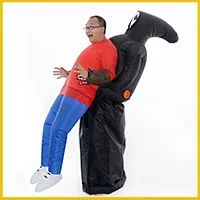 Centuryestar Забавный надувной костюм с вентилятором Disfraz костюмы на Хэллоуин для взрослых женщин мужчин детей Аниме косплей костюмы