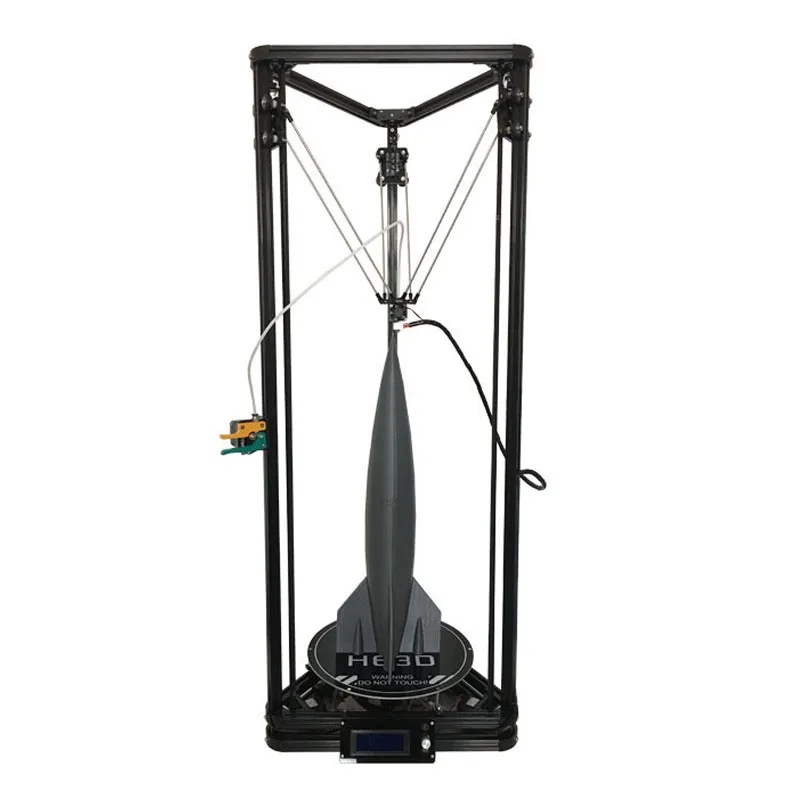 HE3D NEWest Kossel K280 large delta 3D printer kit impresora 24V 400w power with auto level and heat bed two filament for gift HE3D NEWest Kossel K280 large delta 3D printer kit impresora 24V 400w power with auto level and heat bed two filament for gift