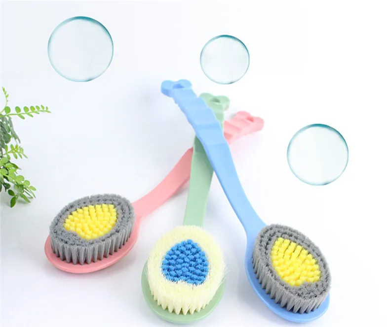 New Product Can be Used for Hanging Bath Brush Long Handle Bath Brush Simple Bath Adult Massage Back Bath Brush Bathroom Accessories (1)