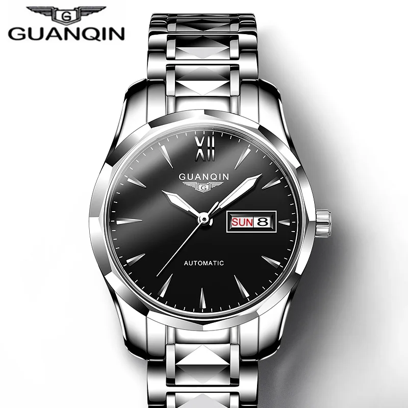 أزياء الرجال الأعمال مضيئة ووتش الرجال التلقائي الميكانيكية ووتش الأعلى العلامة التجارية الرياضة الساعات التنغستن الصلب الذكور ساعة Relojes أزياء الرجال الأعمال مضيئة ووتش الرجال التلقائي الميكانيكية ووتش الأعلى العلامة التجارية الرياضة الساعات التنغستن الصلب الذكور ساعة Relojes