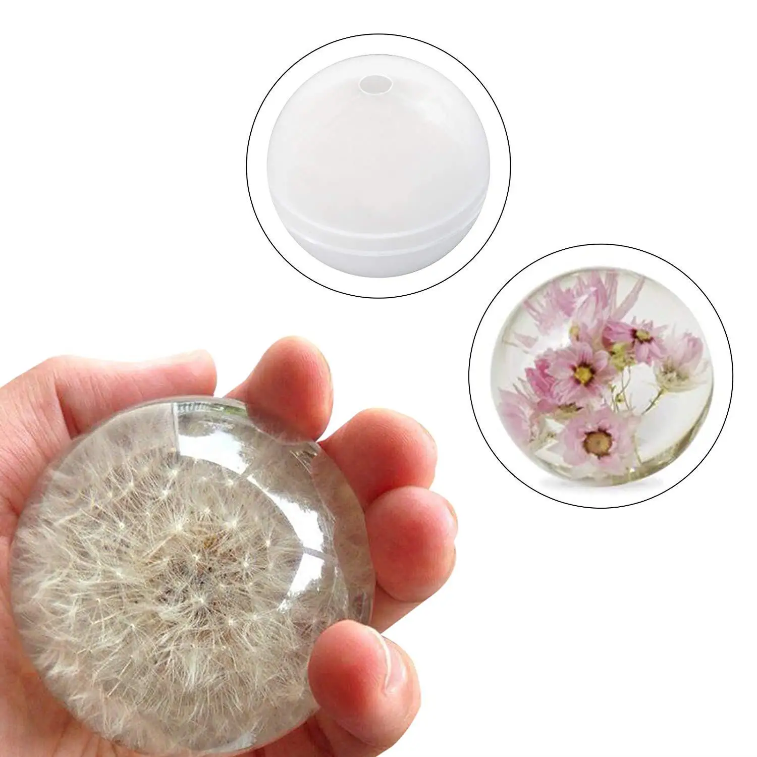 

DIY Paperweight Silicone Mold for Polymer Clay, Crafting, Resin Epoxy, Jewelry Making 3-Bundle